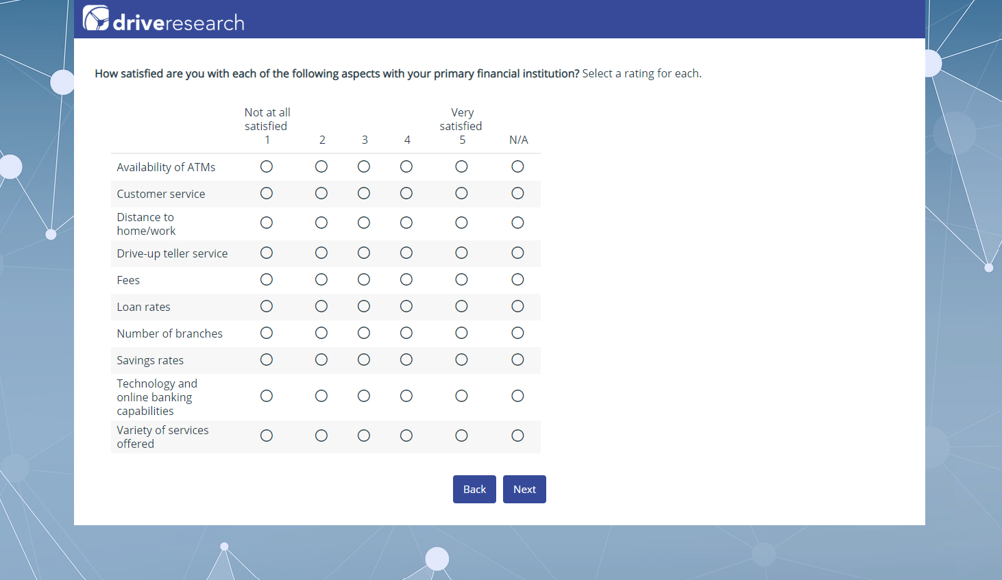 Survey Examples   Rating Question 1 