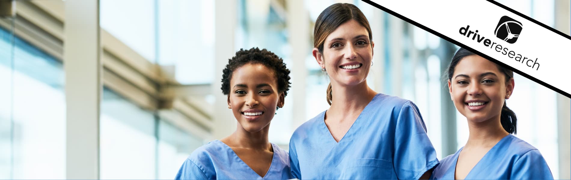 Female Healthcare Employees Satisfied At Work