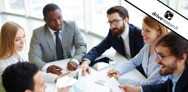 a group of people in a focus group