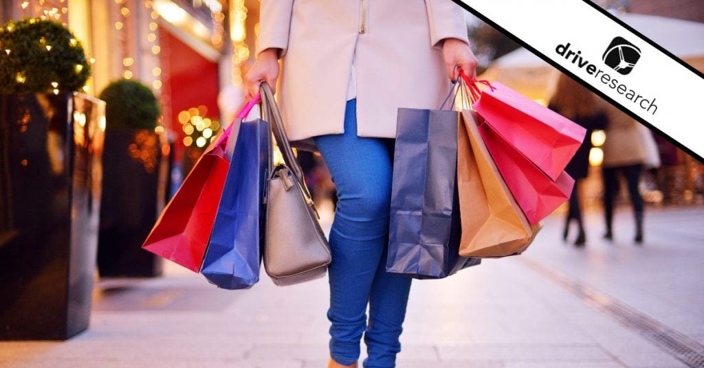 a woman doing mystery shopping in a retail store