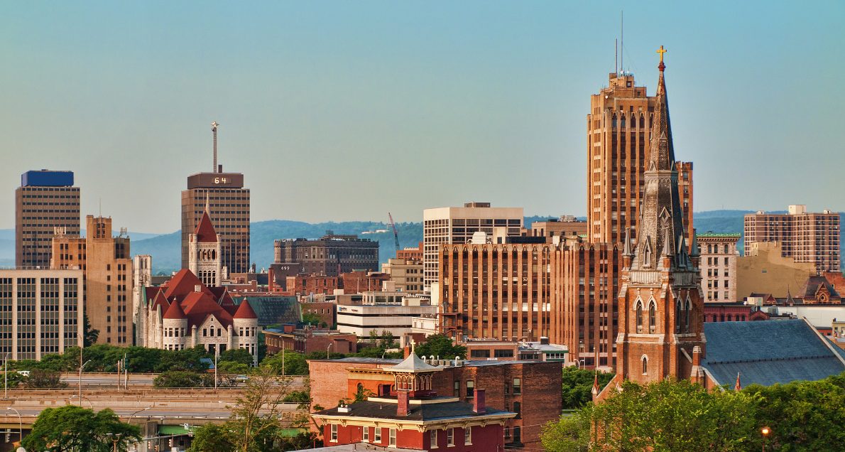 Syracuse New York Skyline