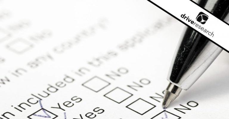 a pen is used to mark a yes or no question on a customer survey using seeding