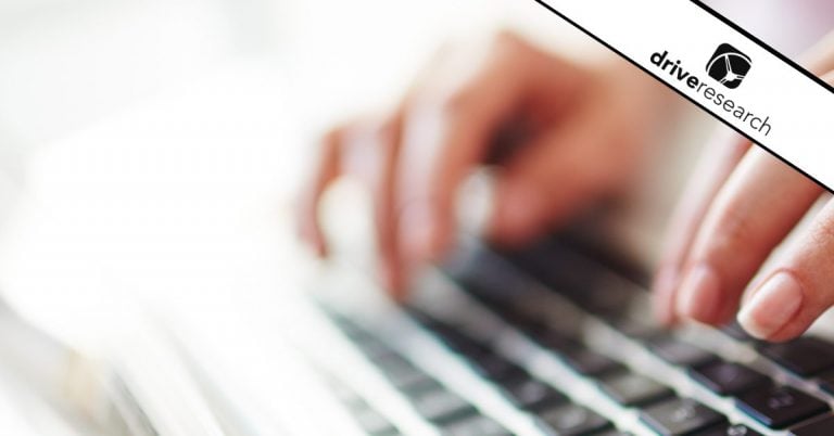 Person typing on a keyboard