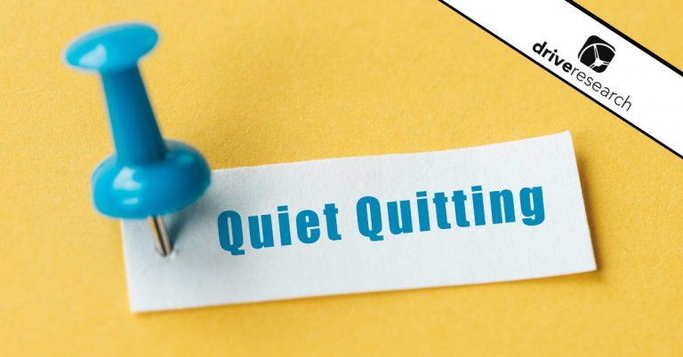 "Quiet quitting" written on a piece of paper