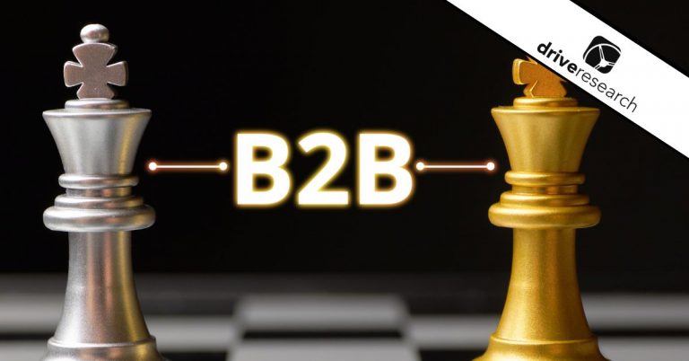 Two chess pieces with B2B in the middle