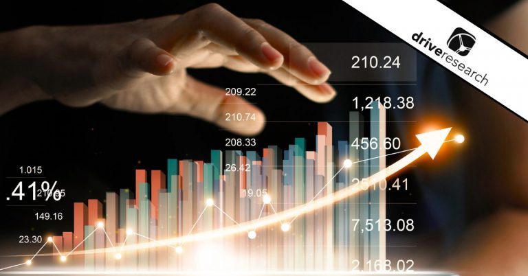 Colorful bar chart with percentages - Drive Research