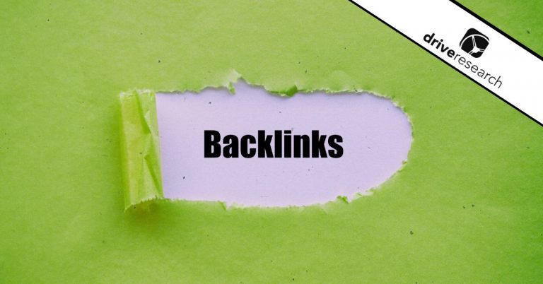 Backlinks written on a piece of paper