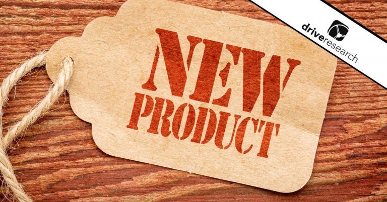 Tag that says "new product" on it