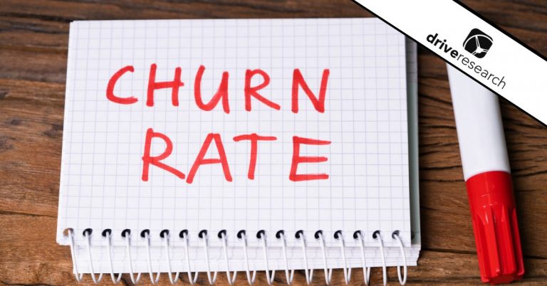 Churn rate on notepad