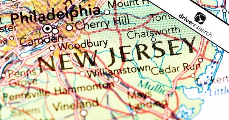 Map of New Jersey