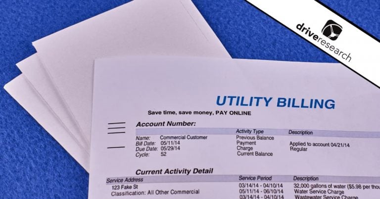 Utility bill - Drive Research